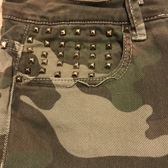 Zara Trafaluc Army Print Jeans - Picture 4 of 7